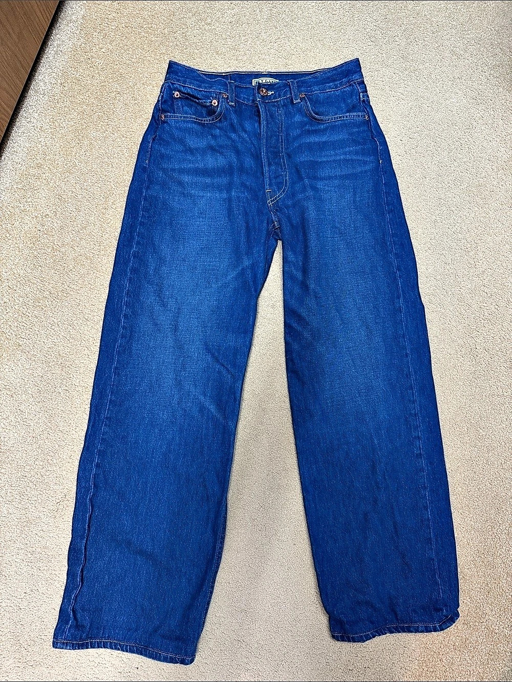 Hey Gang Women's Straight Leg Jeans Blue Waist 25